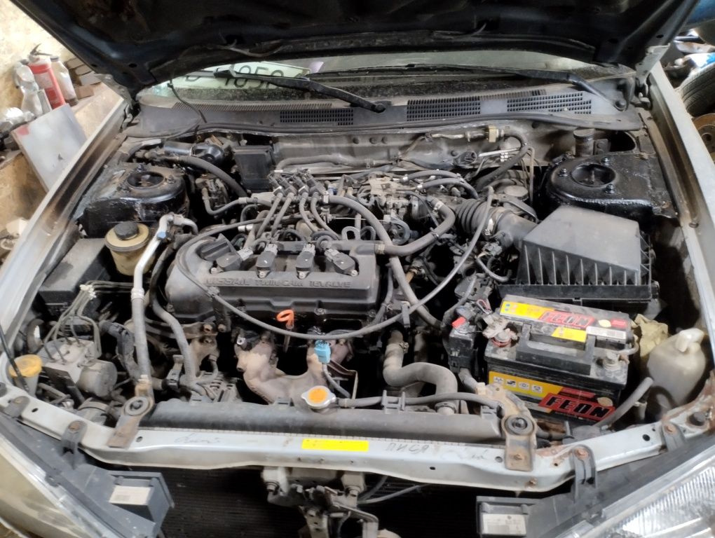 Двигатель Кпп Nissan primera 1.6 бенз ин