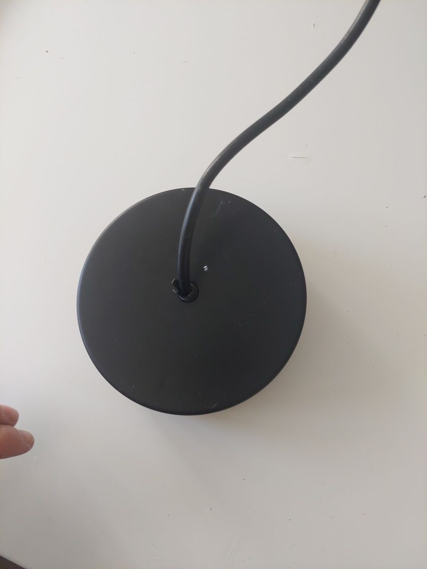 Candeeiro de tecto em.vidro artesanal