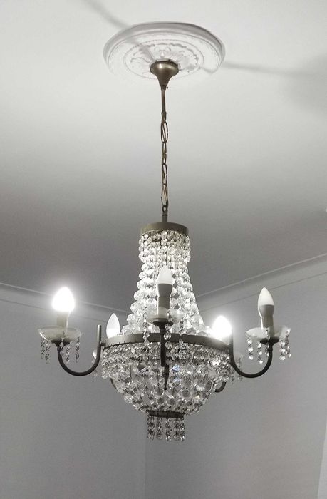 2 Candeeiros Lustre Antigos (Sala e Quarto)