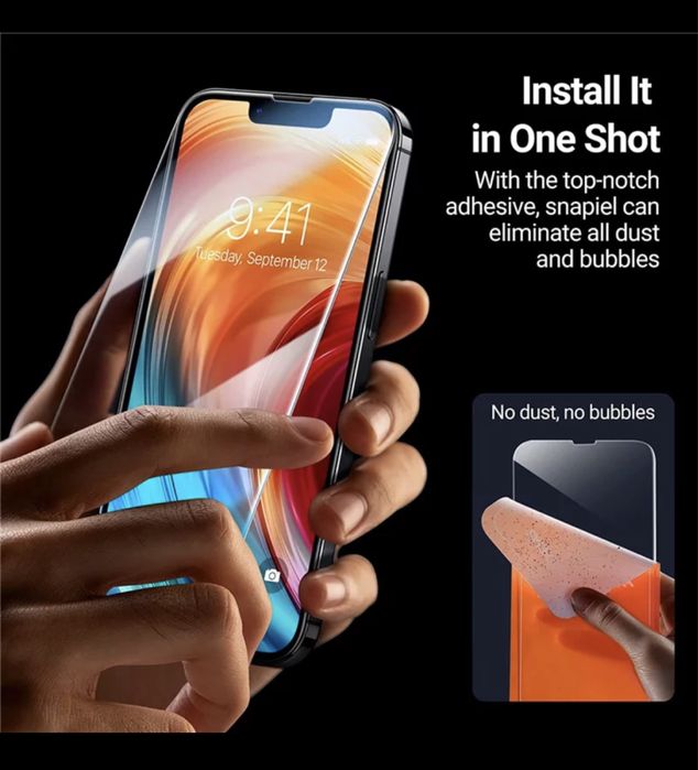 Tempered glass screen protector for iPhone 14 pro - NEW64584744062850121