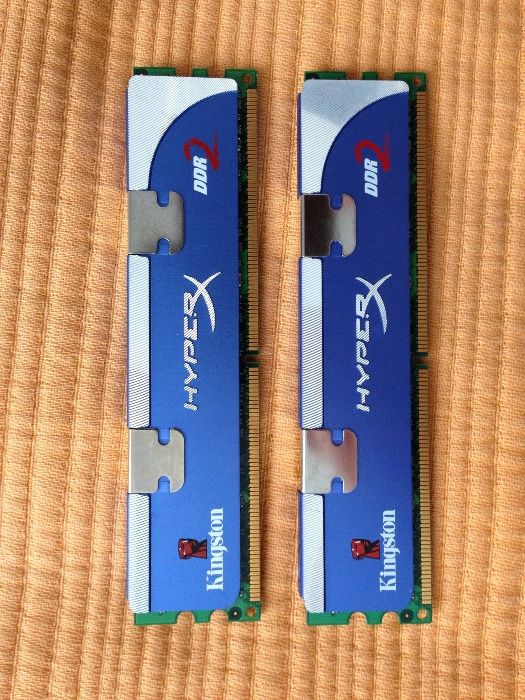 Kit 4gb ddr2 - memorias 4x1gb ddr2 pc6400 Kingstom HyperX