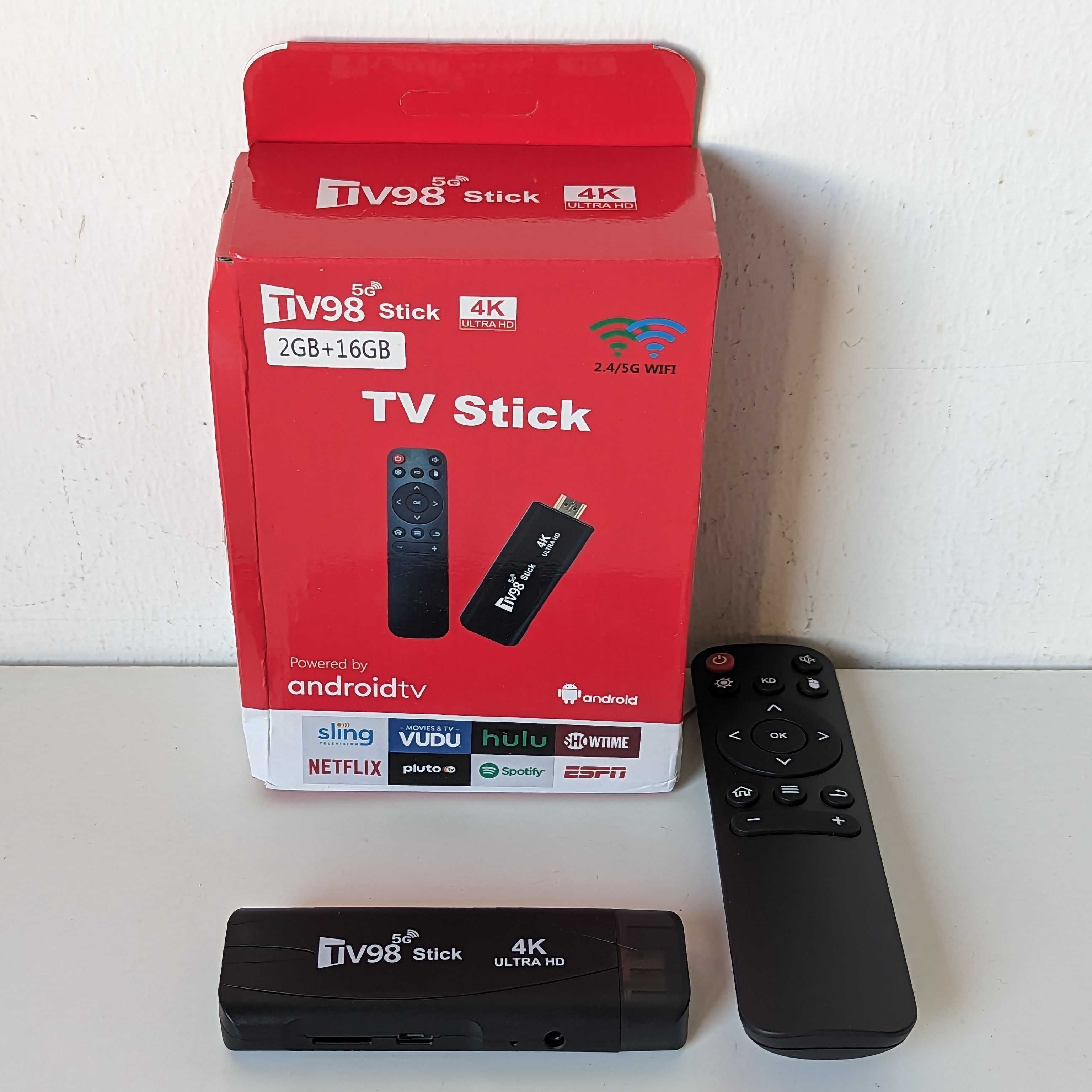 TV Stick Android 12 | 4K | 1+8G (2+16G) | USB | TV98