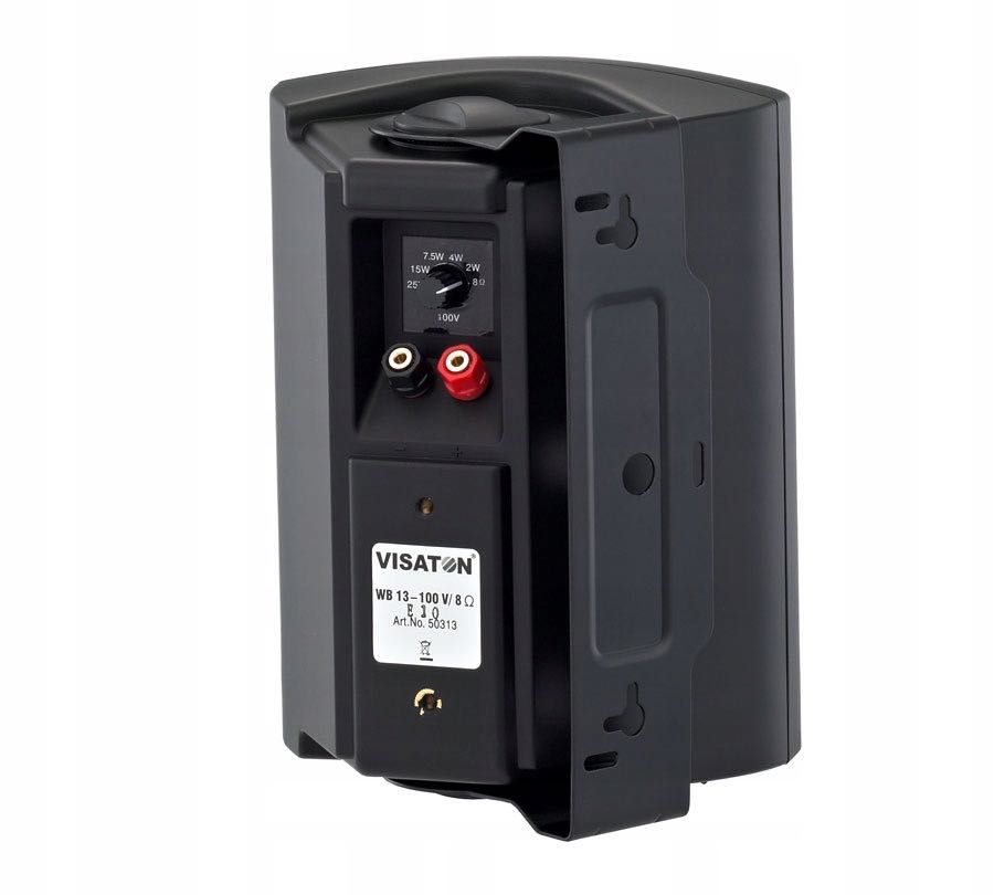 Głośnik VISATON WB13 zewnętrzny 100V 8ohm kolumna czarna 50W