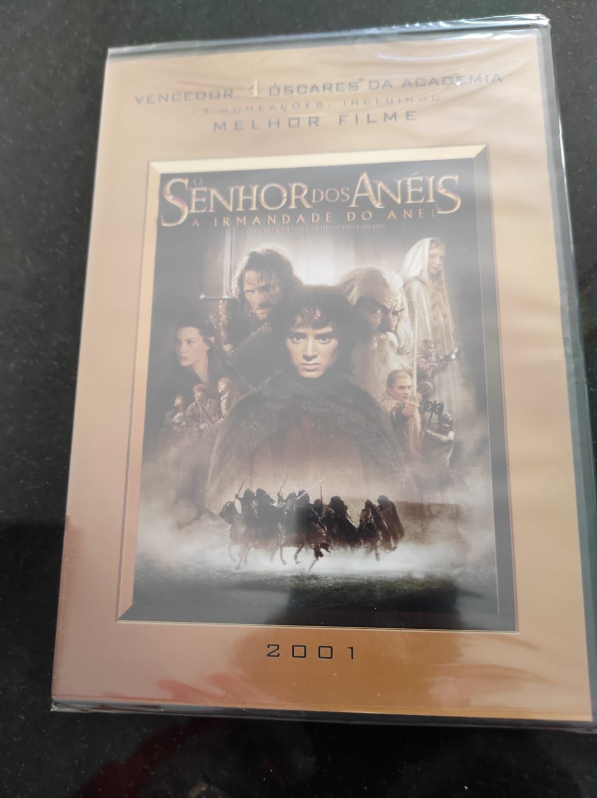 Trilogia em DVD do Senhor dos Anéis com selos igac