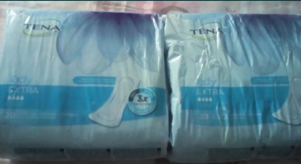 Penso para incontinência, proteção tripla, 2 embalagens de 20 unidades