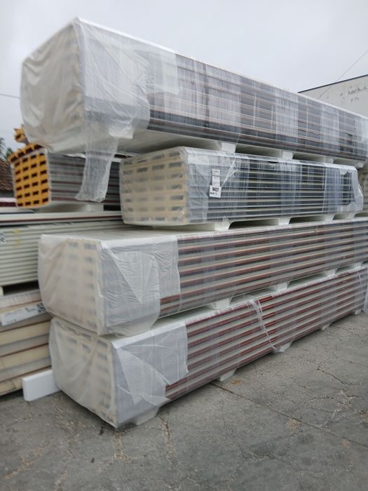 Painel sandwich de 5ondas com entrega até 15 metros de comprimento