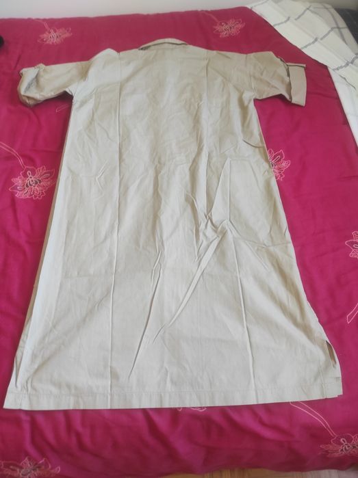 Vestido bege tamanho L