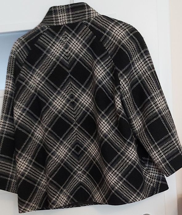 Płaszczyk w kratę krótki George 42 44