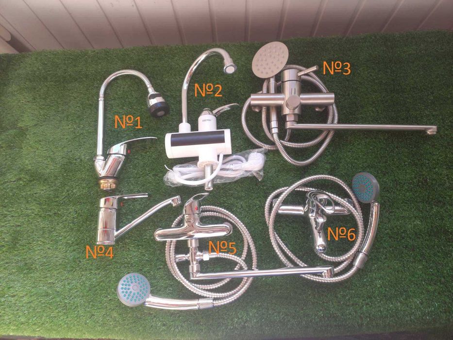 ВСЁ НОВОЕ! Кран/змішувач/смеситель для ванны,кухни,умывальника,нагрев