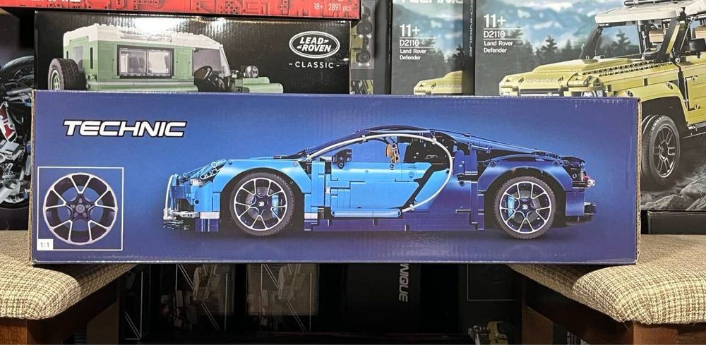 Конструктор Bugatti Vieron на Радіокеруванні (4031 деталь) 1:8 Маштаб