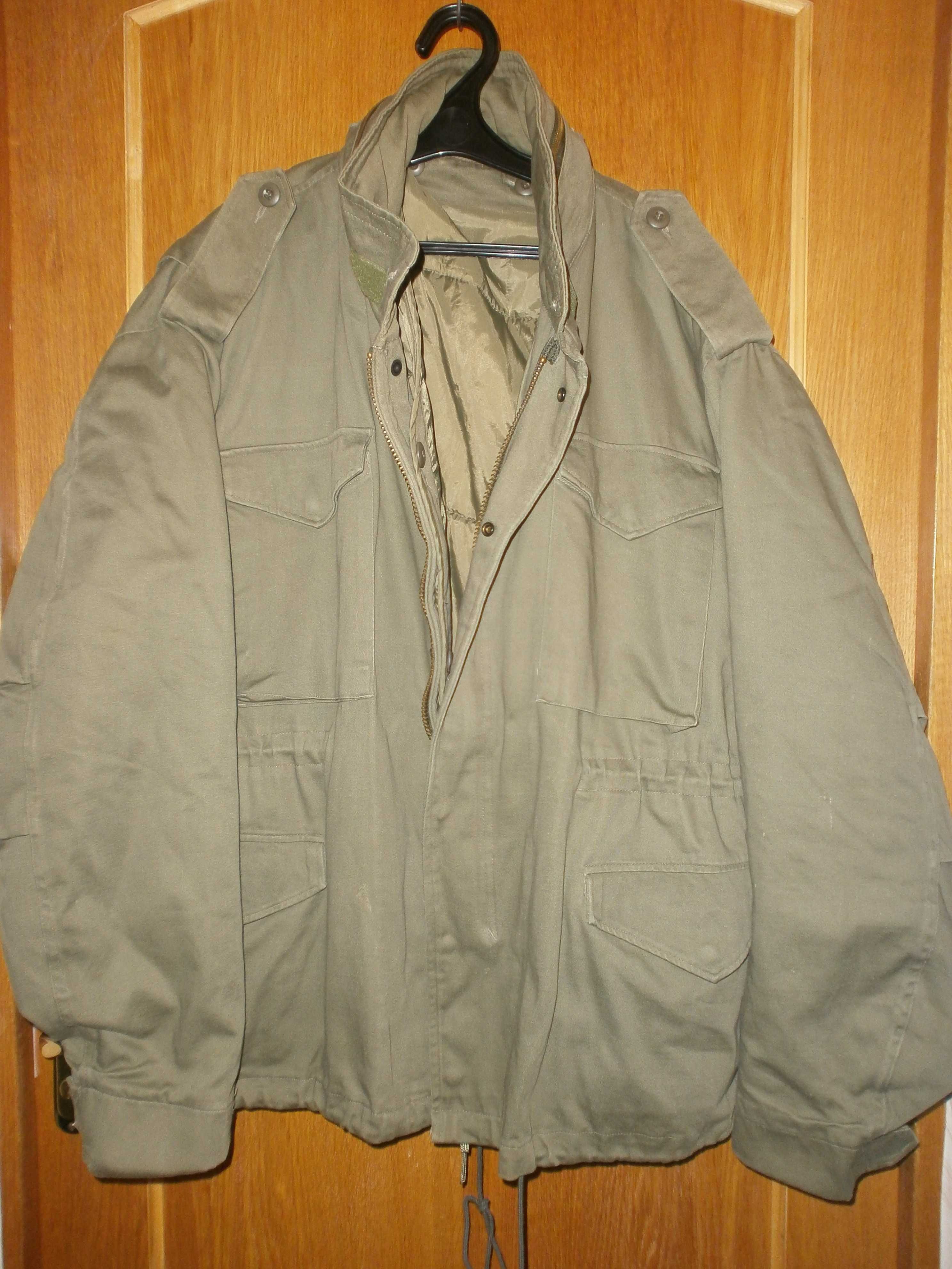 Куртка М65 Alpha Industries с лайнером, олива,разм.XL,наш 56.ПОГ-73 см