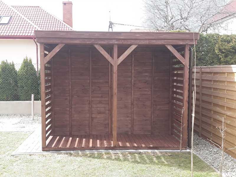 Domek Zebra ogrodowy 4x3 dach 1-spadowy producent