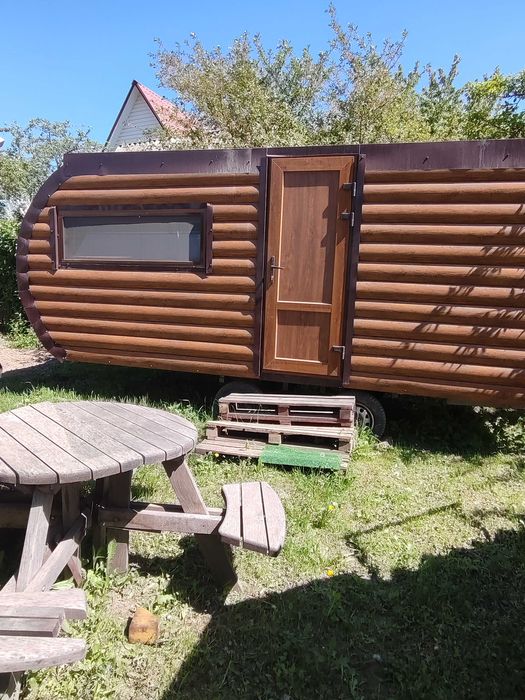 Баня на  колесах та чан