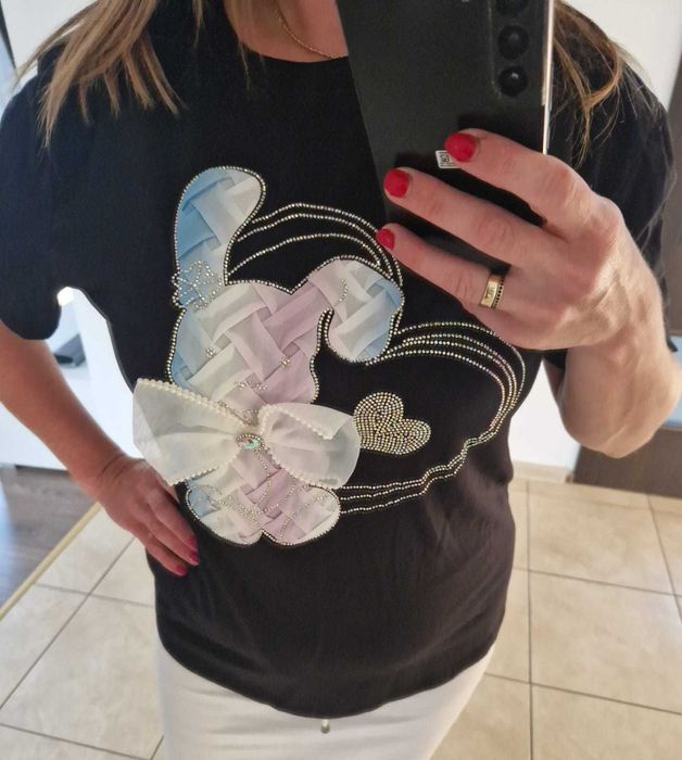 T-shirt czarny  M