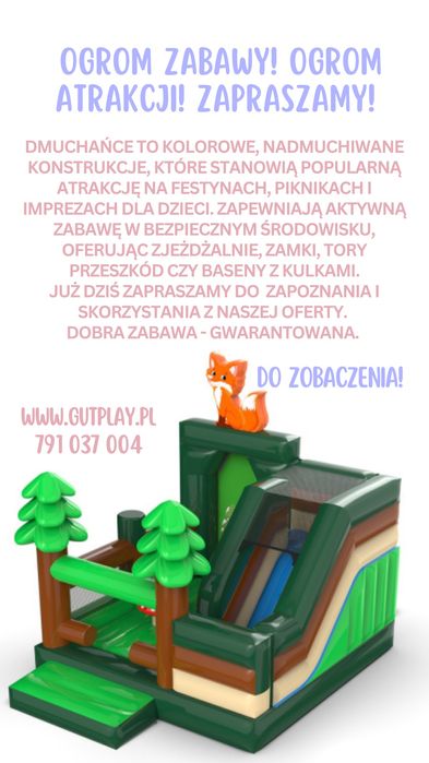Fotobudka | Telefon Życzeń | Dmuchańce | Animacje | Warsztaty | Bańki