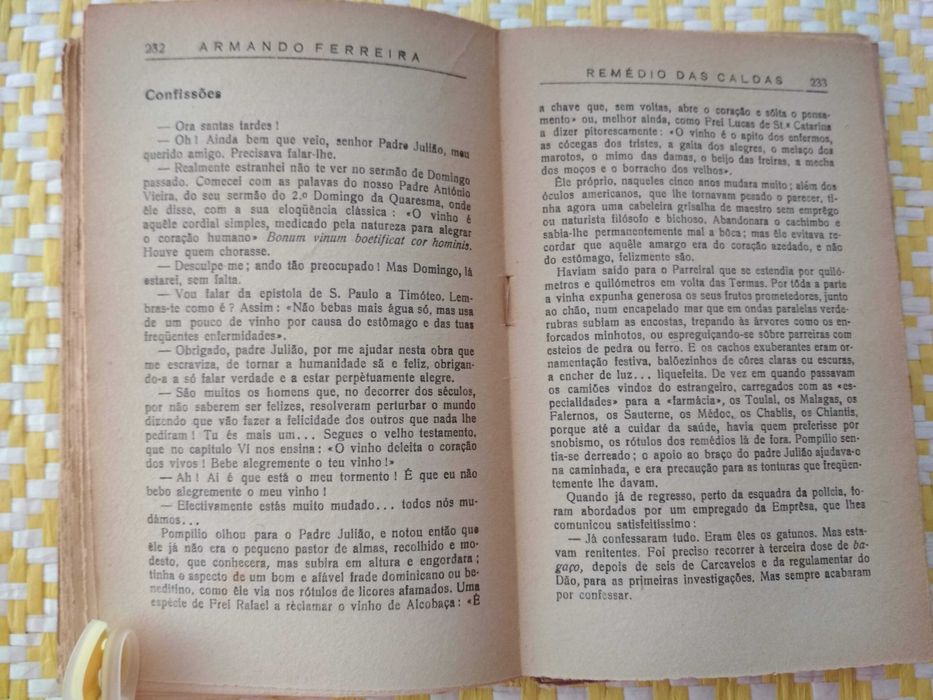 REMÉDIO DAS CALDAS
Novela Humorística e medicinal.
