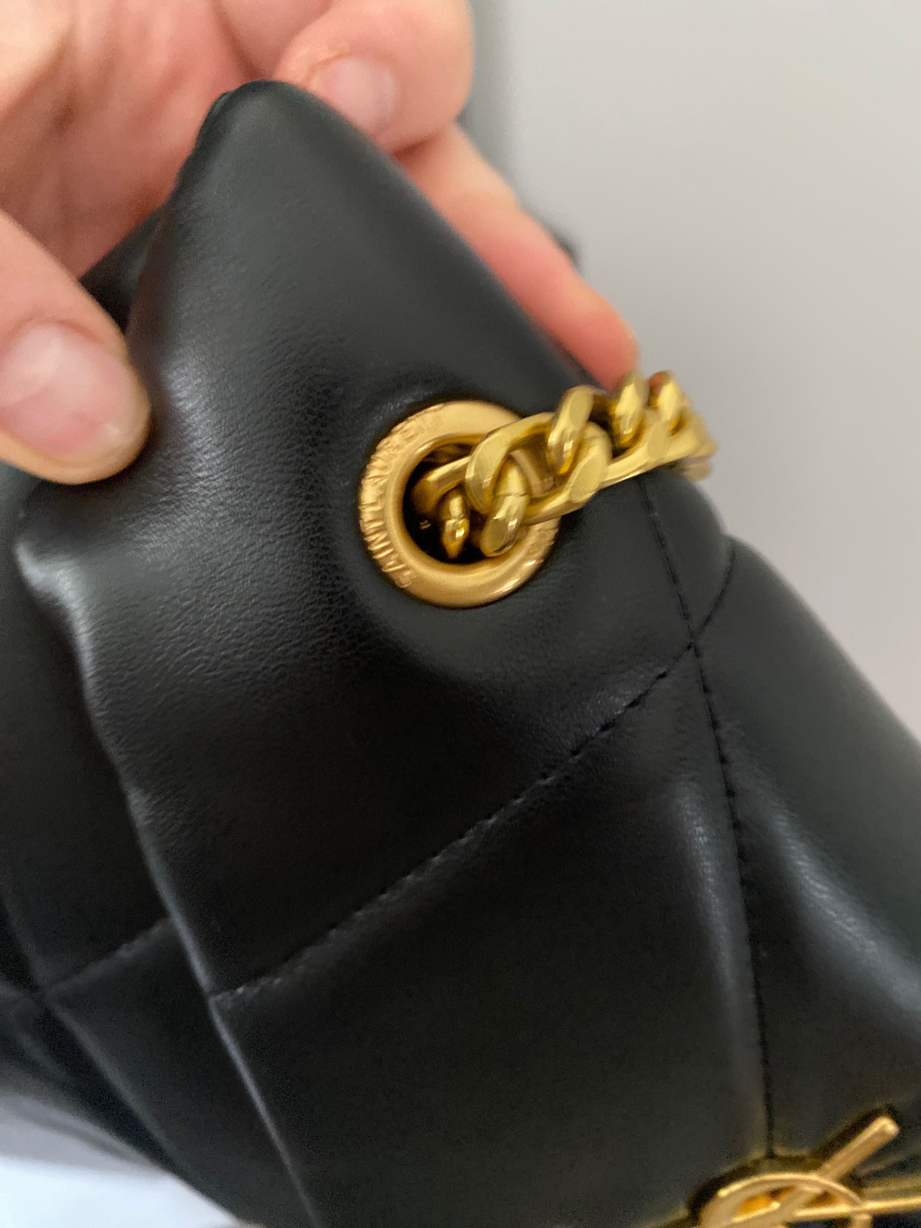 Saint Laurent toy torebka skóra naturalna