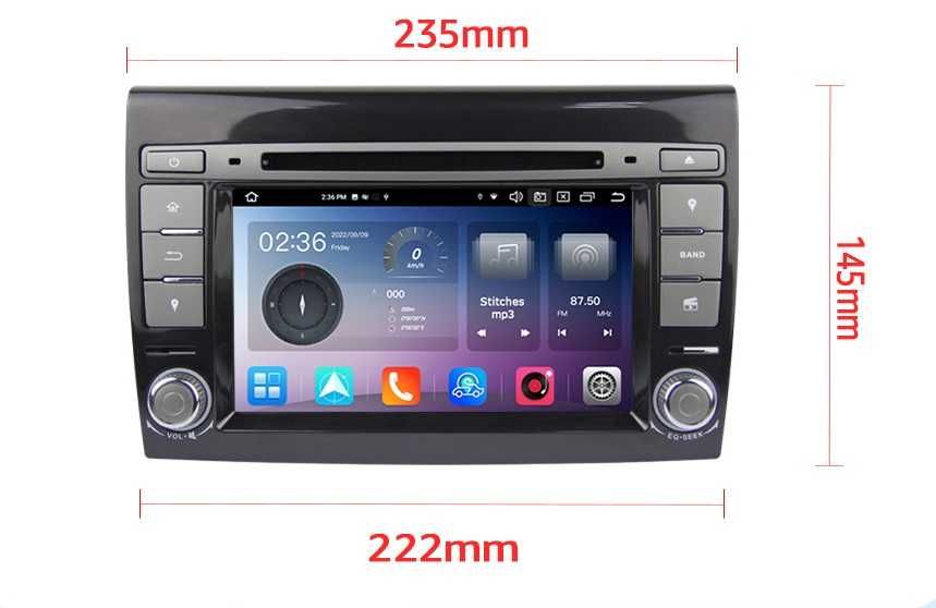 Fiat Bravo Radio FM RDS DAB+ Android CarPlay DVD CD MP3 WiFi USB GPS
