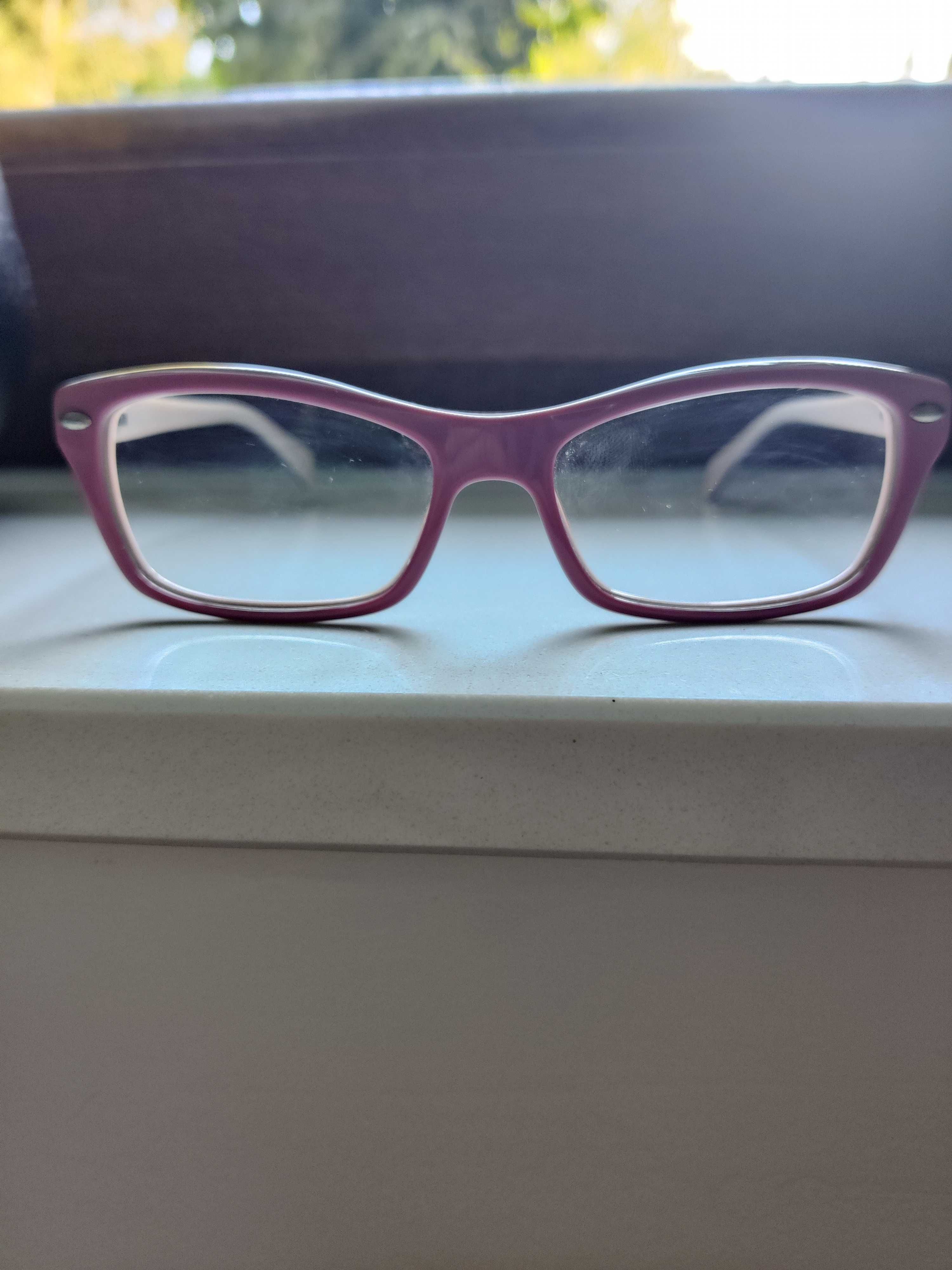 Okulary korekcyjne Ray ban dziecięce różowe