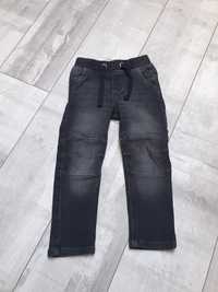 Spodnie jeansy chłopięce lekko ocieplone Lupilu 104
