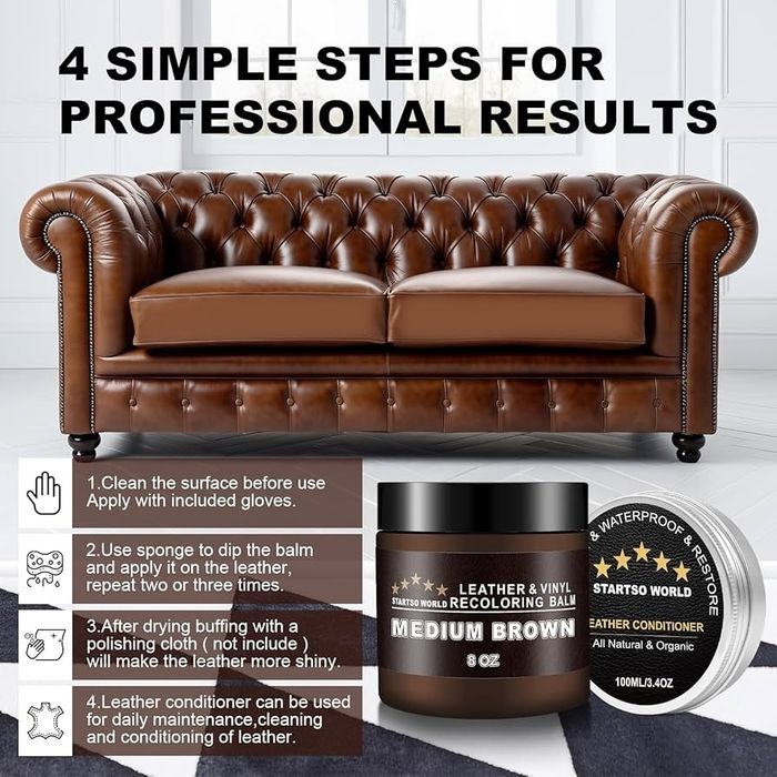 Бальзам для відновлення кольору шкіри STARTSO WORLD Medium Brown — нов