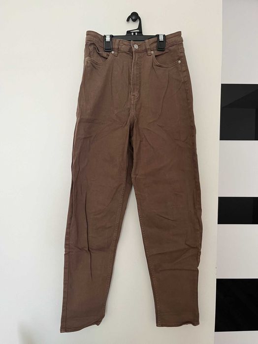 Brązowe/czekoladowe spodnie H&M