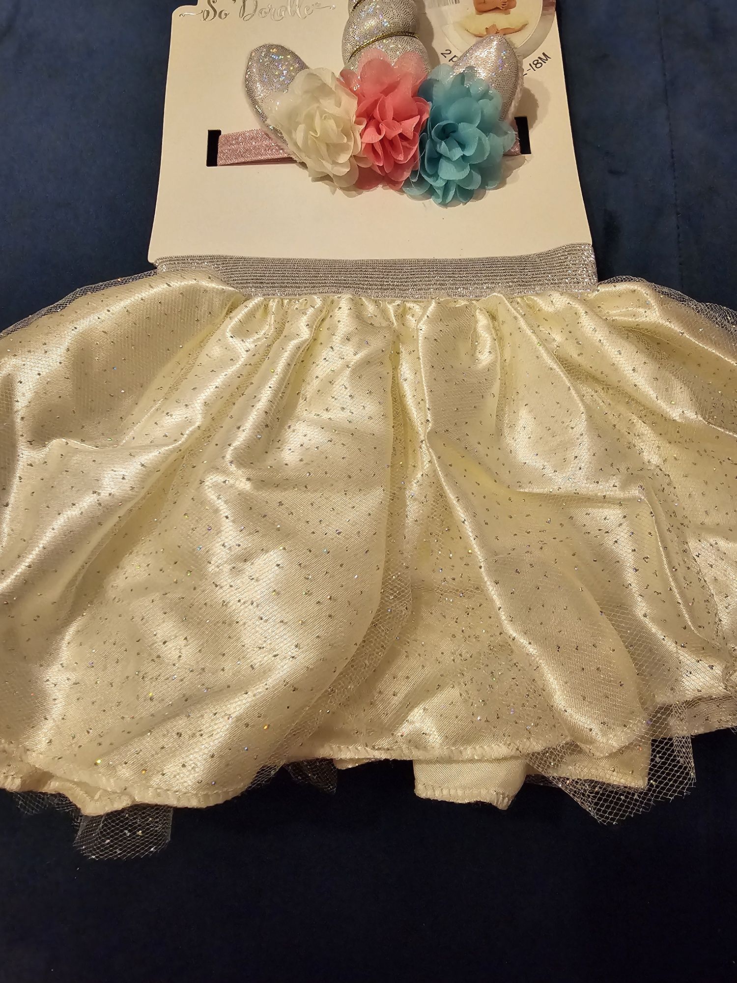 Set Tutu spódniczka i opaska jednorożec 12-18 mc TK Max