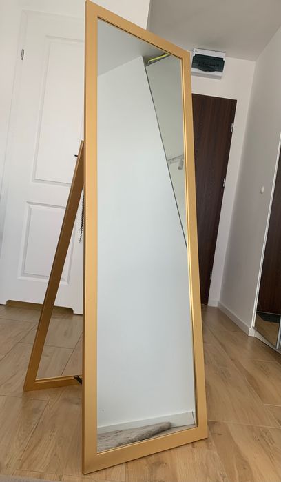 Lustro stojace  ztote 46 cm x 146 cm