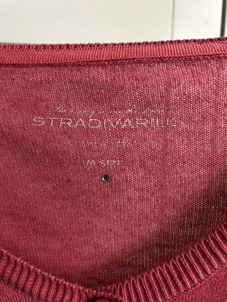 Różowy kardigan Stradivarius