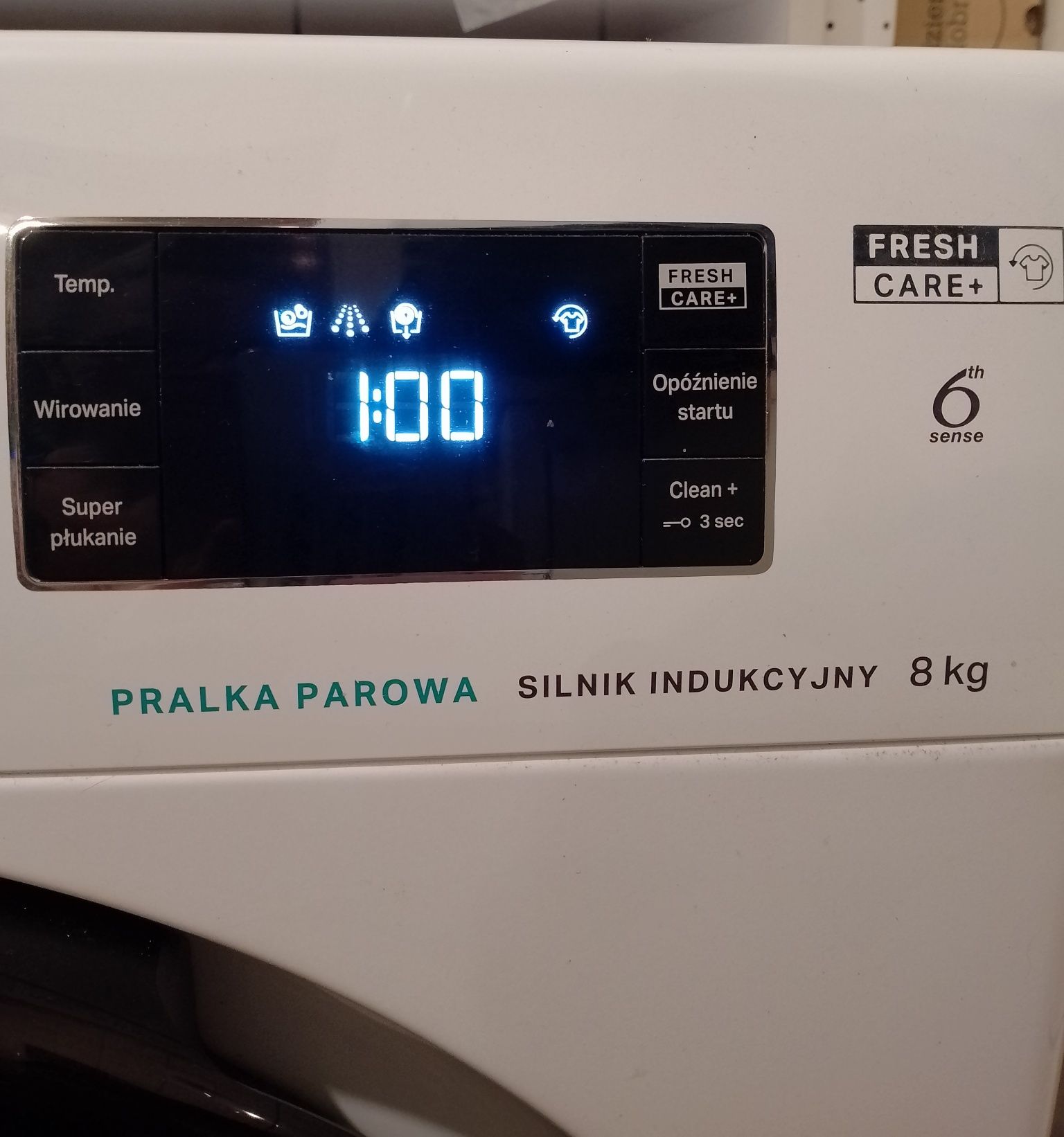 Whirlpool 8kg, indukcyjna