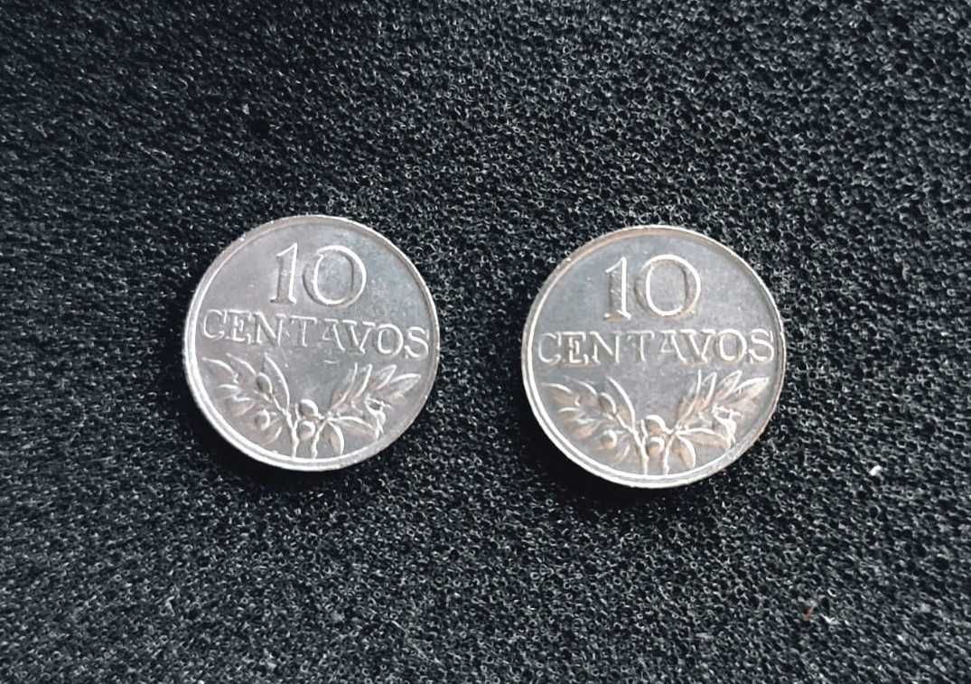 10 Centavos 1969 e 1970 Alumínio *réplicas*