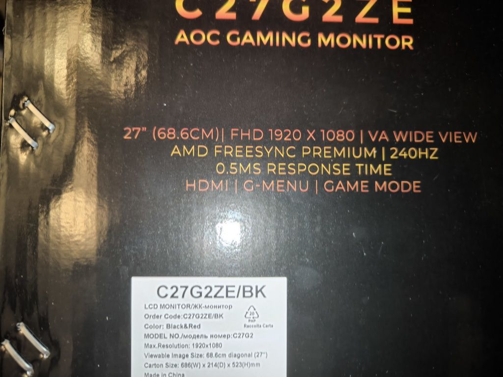 Monitor AOC 27 polegadas