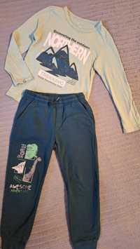 Zestaw chłopięcy r.110 bluza spodnie dres H&M Pepco