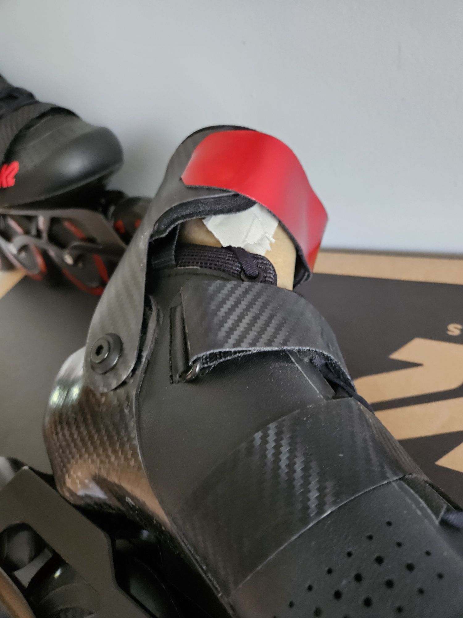 Rolki K2 Redline 110 Carbon - Czarno/Czerwone r.44