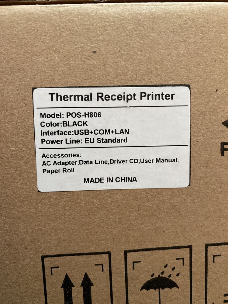 Принтер чеків термопринтер Termal Receipt Printer