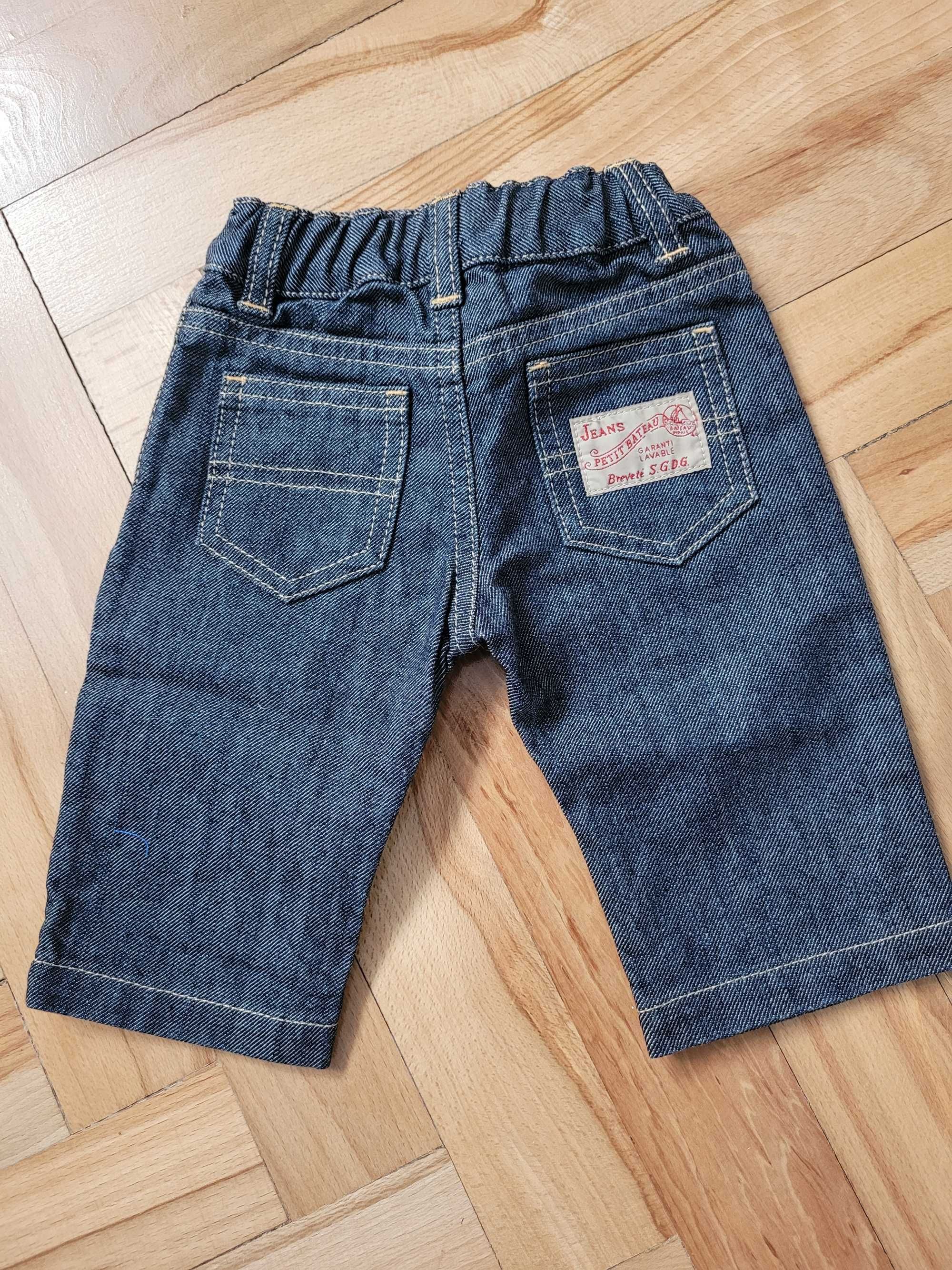 Spodnie, jeansy niemowlęce Petit Bateau 3mce/60