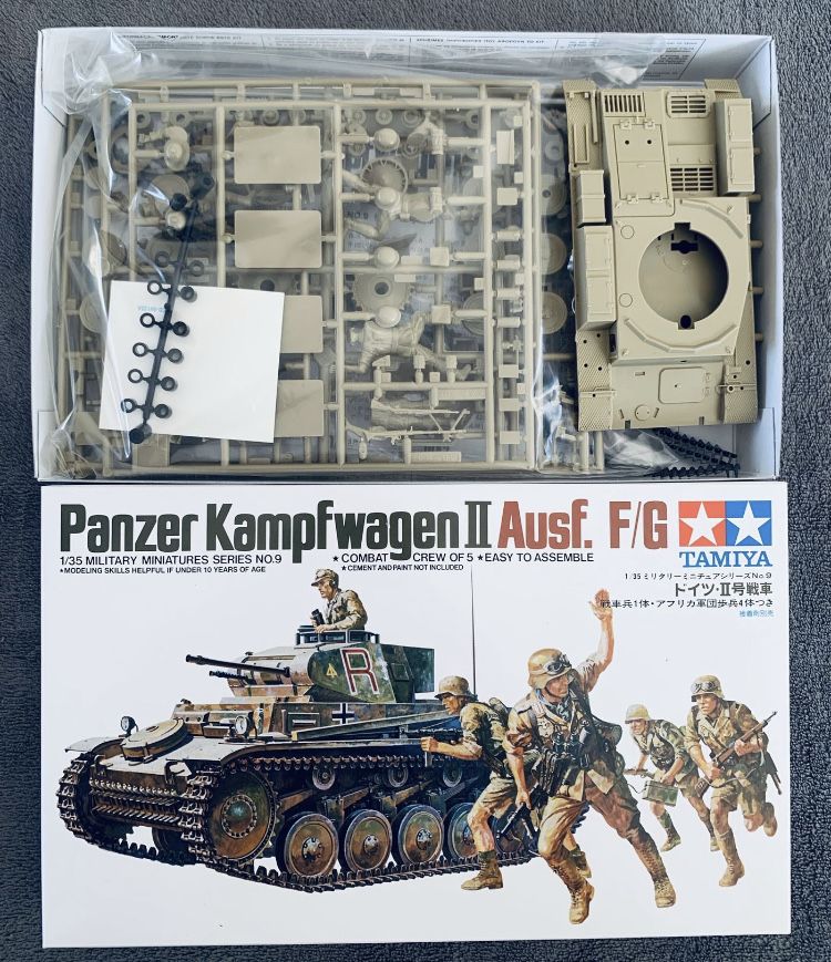 Czołg Panzer ll model do sklejania Tamiya 35009
