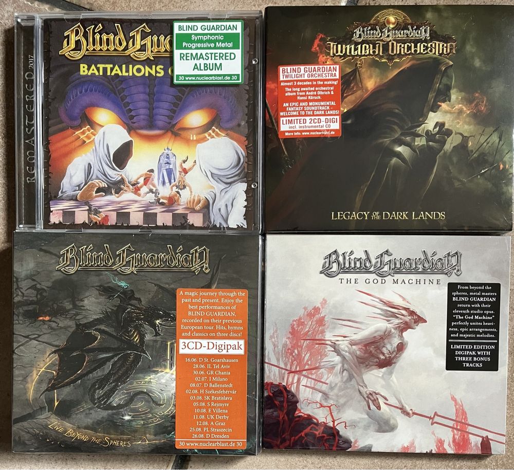 Blind Guardian - Battalions… The God Machine, Legacy… Live Beyond…