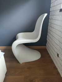 Krzesło białe do toaletki balance fala