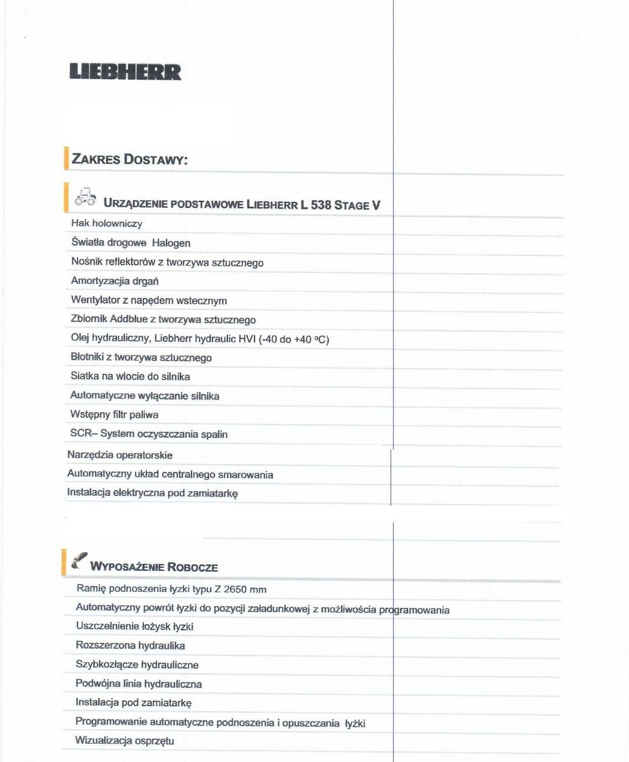 Liebherr L538 ładowarka kołowa