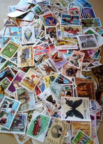 Novos lotes de 1.000 selos usados mundiais. nº 12
