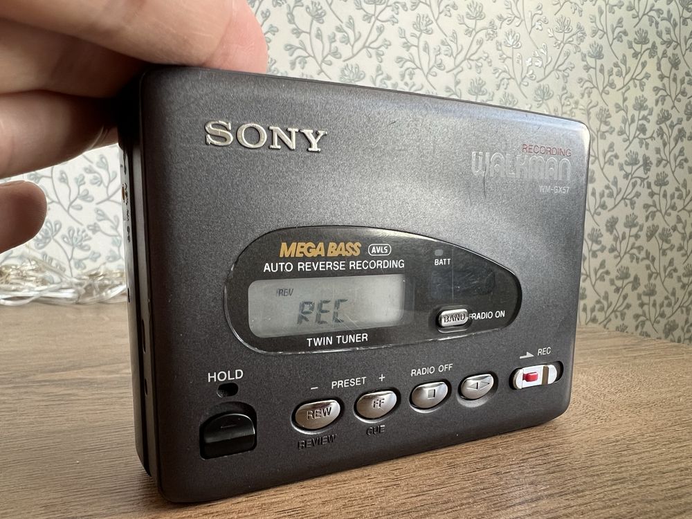 Касетний пишучий плеєр SONY wm gx 57
