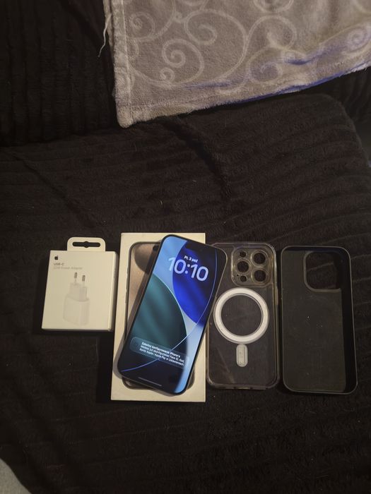 Iphone 15 Pro 128GB wzorowy stan! Zezstaw! Okazja!