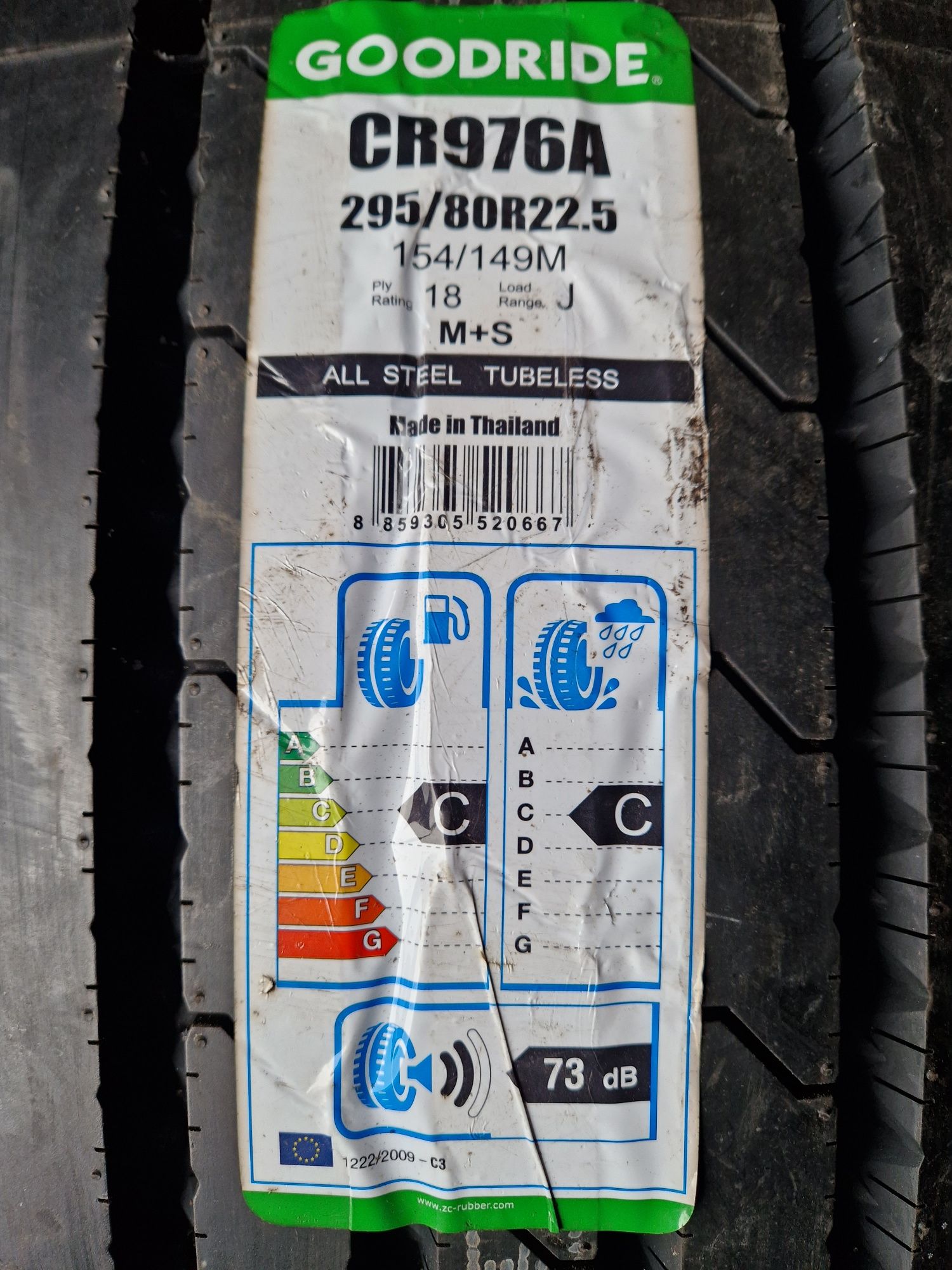 1x nowa opona 295/80R22,5 GOODRIDE CR976A