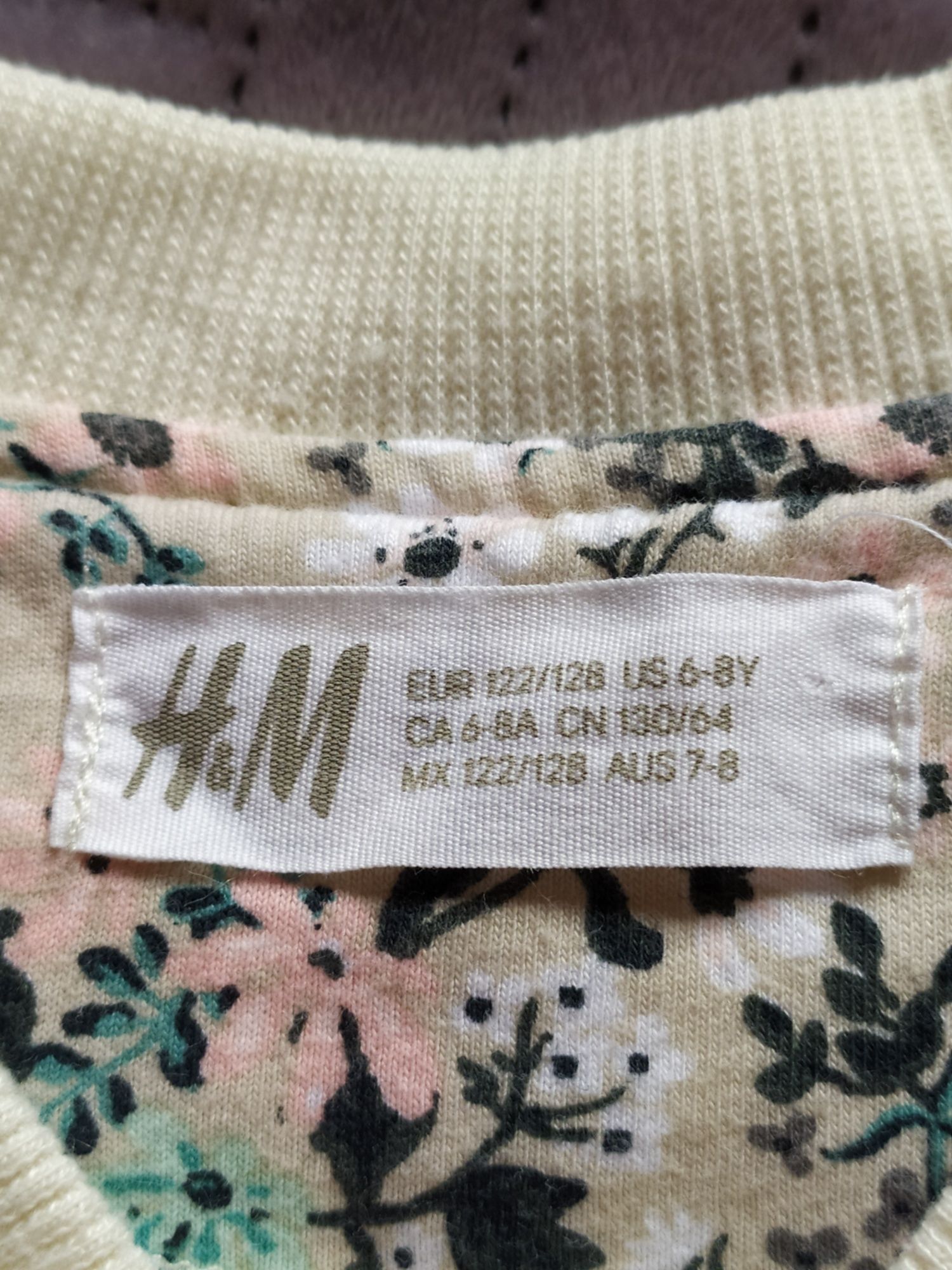 Bluza dziewczęca h&m 122/128