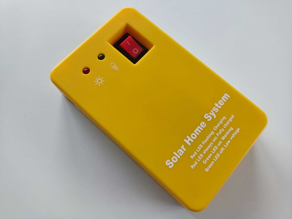 Zestaw Solarny PowerBank Latarka Zarówka Akumulator Li ION USB Led