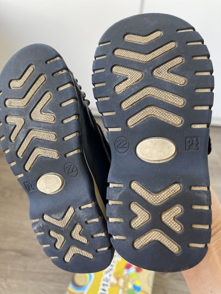 Туфли, полуботинки Берегиня 22, 14 см кожаные