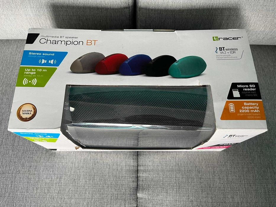 Nowy głośnik bezprzewodowy Bluetooth Tracer Champion 20W