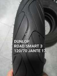 pneu usado mota 120/70/17  dunlop sportmax road smart 3