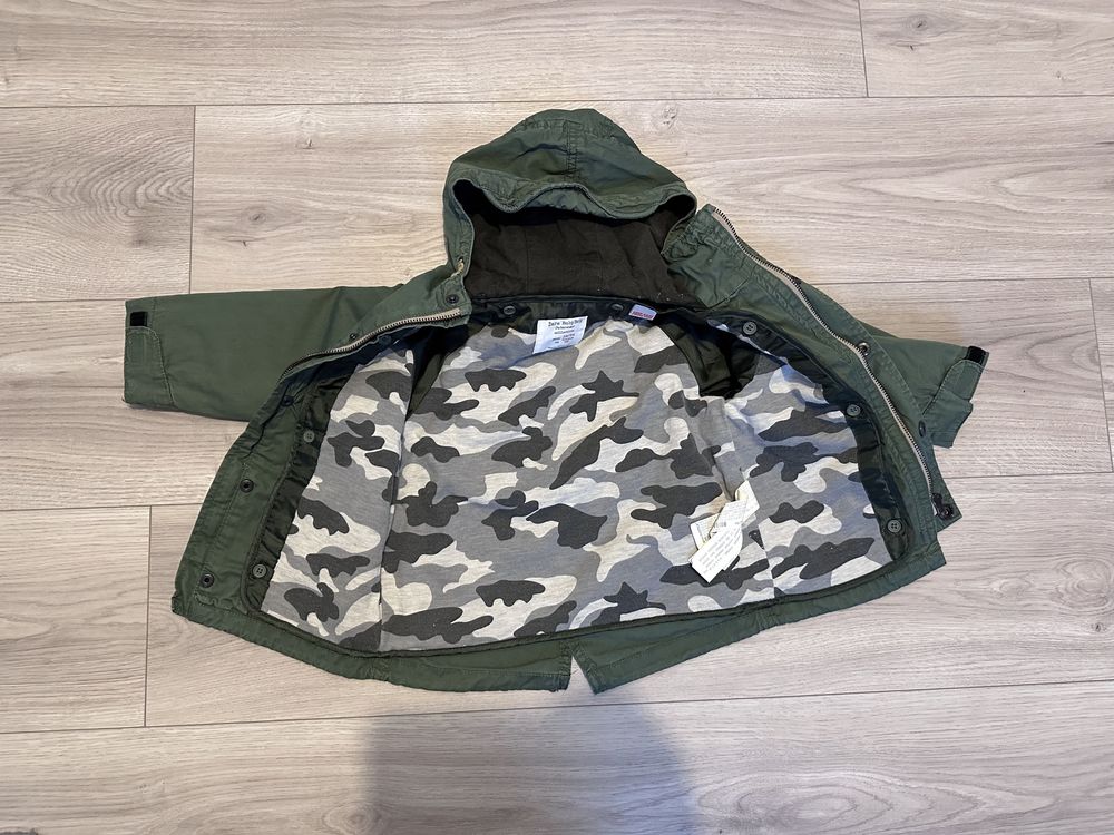 Kurtka parka wiosna jesień Zara 92 18/24